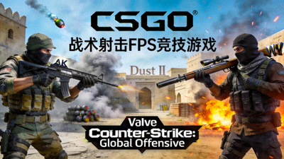 CSGO战术射击FPS竞技游戏封面